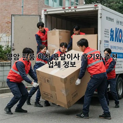 영암 원룸 이사? 용달이사 후기와 추천 업체 정보!