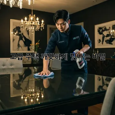 고급 주택, 깨끗하게 빛나는 비밀! ✨